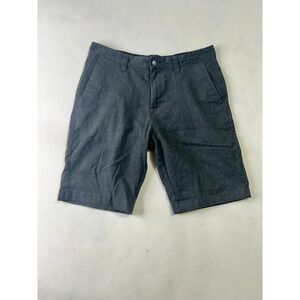 Volcom Mens Chino Shorts Charcoal Gray Heather Flat Front Skate Casual Size 34